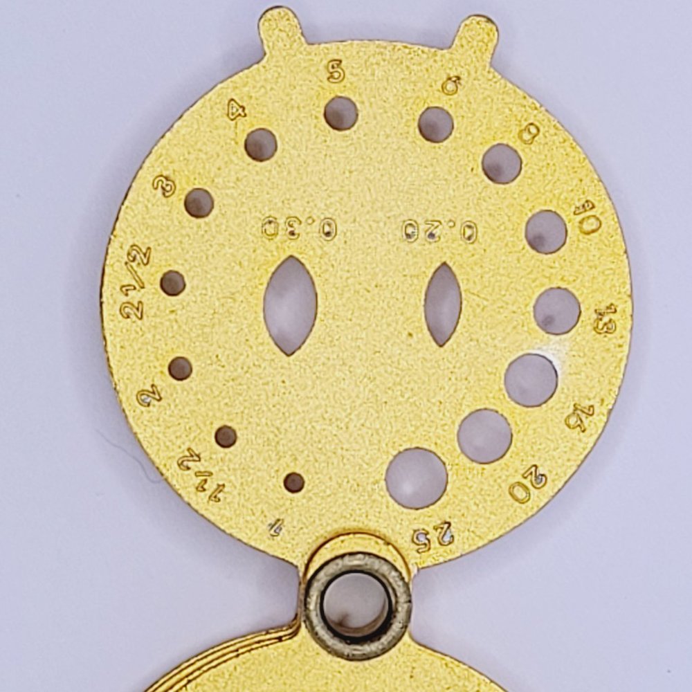 Diamond Gemstone Carat Millimeter Gauge Size Measure Tool - Picture 5 of 10